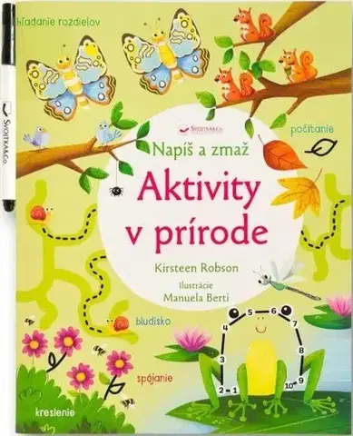 Pre deti a mládež - ostatné Napíš a zmaž - Aktivity v prírode - Kirsteen Robson,Manuela Berti