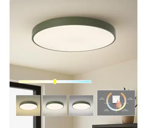 Svietidlá BRILAGI - LED stropné svietidlo POOL LED/100W/230V 3000/4000/6000K 80 cm zelená BRI714