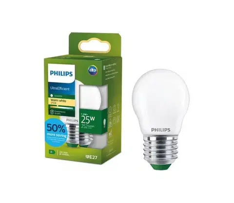 LED osvetlenie LED žiarovka Philips ULTRAEFFICIENT P45 E27/1,2W/230V 2700K 872110305223000
