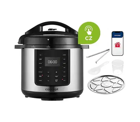 Predlžovacie káble Concept CK8001 - Multifunkčný elektrický tlakový hrniec 5,6 l 1000W/230V Wi-Fi ck8001