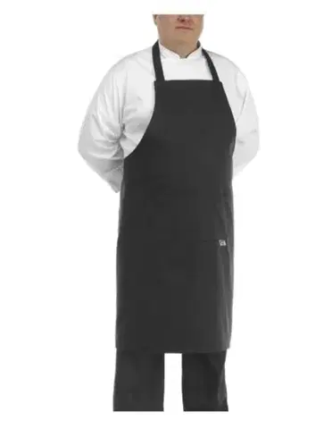 Oblečenie, obuv a doplnky EGOCHEF Kuchárska zástera ku krku EGOchef BIG BOY - čierna - veľkosť od 5XL - 7XL