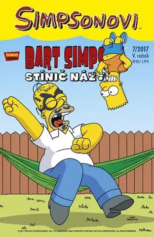 Komiksy Simpsonovi - Bart Simpson 7/2017 - Stínič názvu - Matt Groening