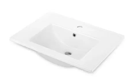 Umývadlá DEANTE - Floxs biela - Keramické umývadlo, vsadené - 60 cm CDI_6U6M