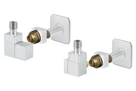 Doplnky do kúpeľne HOPA - EDGE-SET, rohový hranatý ventil (Z6) - Farba - Chróm, Variant - Ľavá RDEDGESETLC