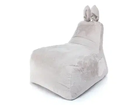 Sedacie vaky a kocky Sedací vak Bunny L Lapit TiaHome - sivá