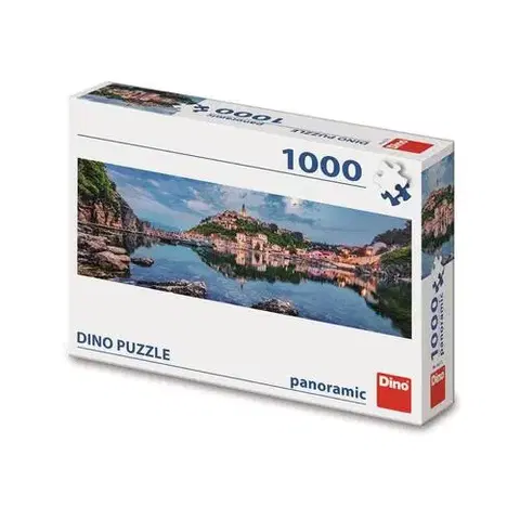 1000 dielikov Dino Toys Puzzle Ostrov Krk 1000 panoramic Dino