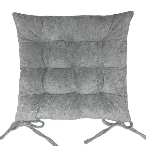 Bytový textil Poduška na stoličku PB2565 40x40 cm 13 svetlosivá