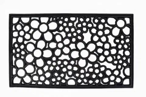 Rohožky Kinekus Rohož 45x75 cm guma KVETY KLC