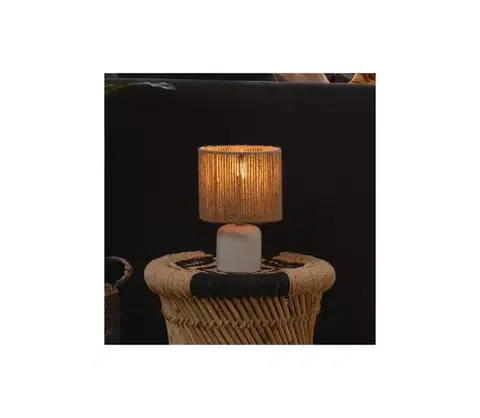 Lampy Atmosphera - Stolná lampa KOBY 1xE14/40W/230V biela 202668