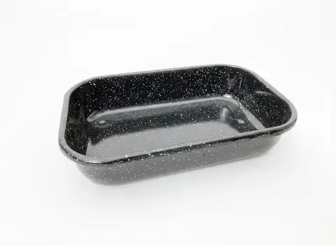Pekáče, plechy MAKRO - Plech hlboký smalt 38x25x6,8cm