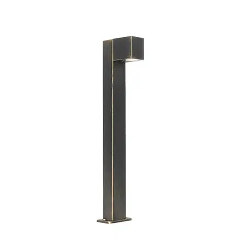 Zahradne stlpove lampy Priemyselná vonkajšia stojaca lampa starožitné zlato 65 cm IP44 - Baleno