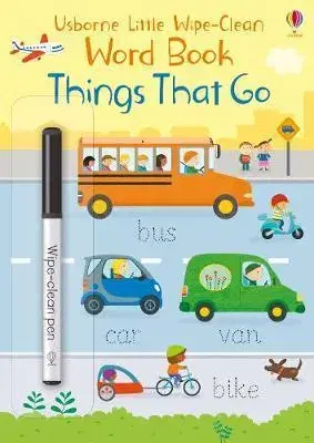 V cudzom jazyku Little Wipe-Clean Word Books Things That Go - Felicity Brooks,Marta Cabrol