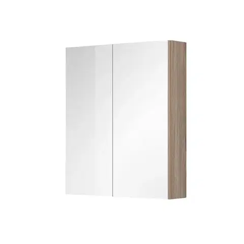 Kúpeľňový nábytok Mereo Kúpeľňová galerka 60 cm, zrkadlová skrinka, dub Kronberg CN716GDN