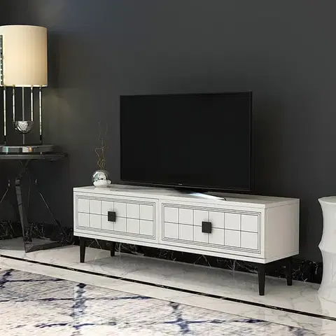 TV stolíky TV stolík Yuka 120 - White
