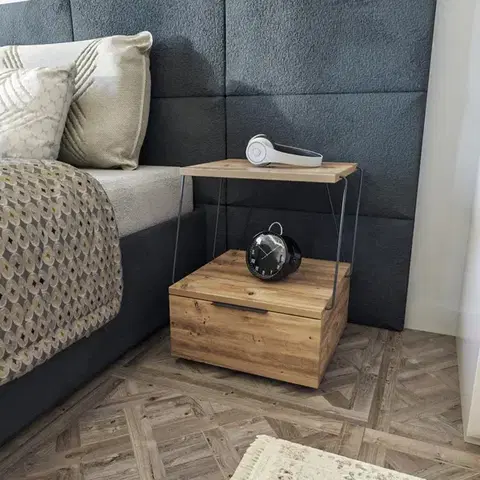 Nočné stolíky Nočný stolík Tekoba - Pine