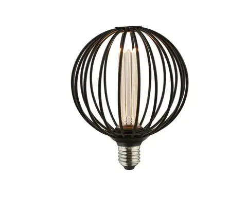 Žiarovky Searchlight 26004BK - LED dekoračná žiarovka GLOBE E27/4,5W/230V 2700K 26004BK