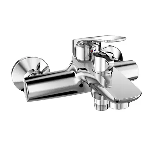 Kúpeľňové batérie Mereo Vaňová nástenná batéria, Eve, bez príslušenstva, 150 mm, chróm CBV90104