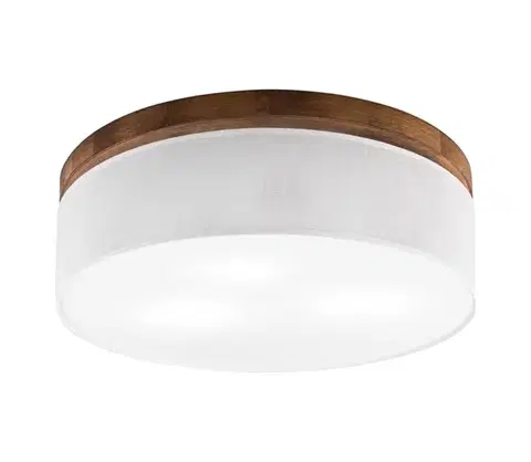 Svietidlá BRILAGI - LED Stropné svietidlo BELLADONNA 3xE27/15W/230V pr. 50 cm biela/dub čerešňa 8590828609964