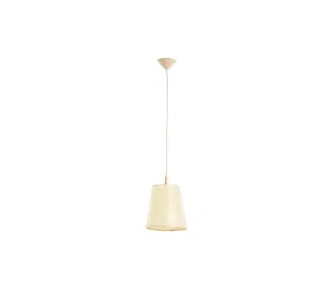 Svietidlá  Luster na lanku GUMON 1xE27/15W/230V béžová 18211