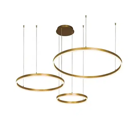 Svietidlá Zam 1956 - LED Luster na lanku LED/136W/230V zlatá 1956