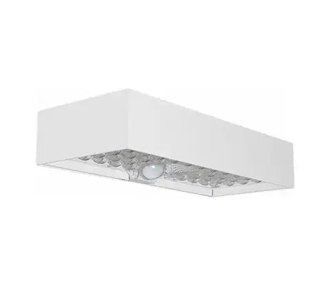 LED osvetlenie  LED Solárne nástenné svietidlo so senzorom LED/6W/3,7V IP65 4000K 3000 mAh biela 10308