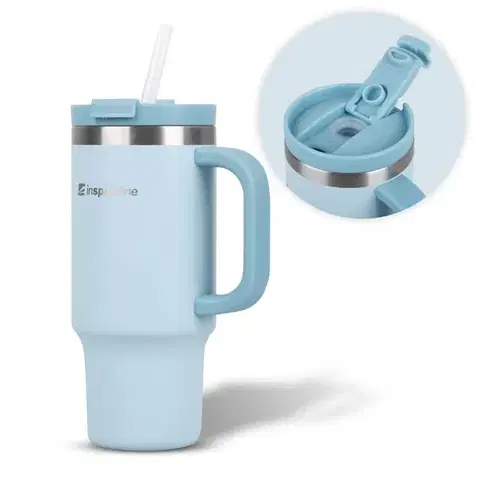 Termosky a termohrnčeky Termohrnček inSPORTline Natticino 470 ml modrá