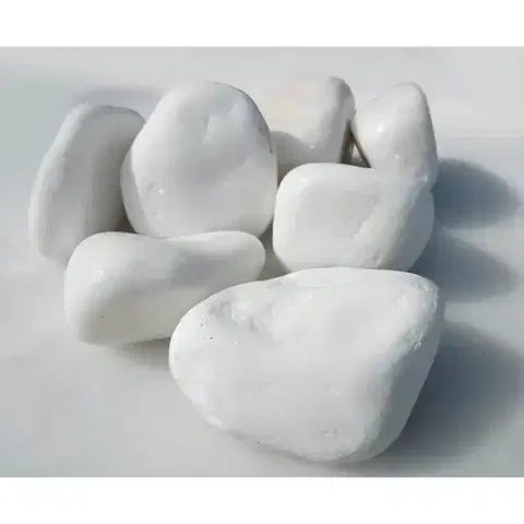 Záhradné jazierka Kameň alpský snehobiely 2-4 cm 10 kg