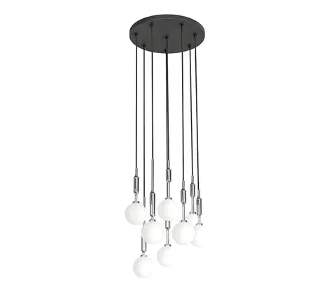 Svietidlá Open Design OR85327 - Závesný luster na lankách ERO 8xG9/8W/230V lesklý chróm OR85327