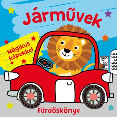 Pre deti a mládež - ostatné Járművek fürdőskönyv - színváltós, mágikus képekkel