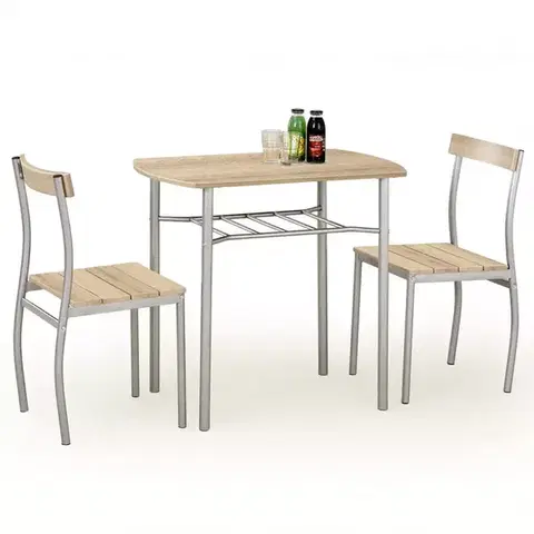 Jedálenské zostavy Jedálenská zostava Lance 1+2 82x50 sonoma