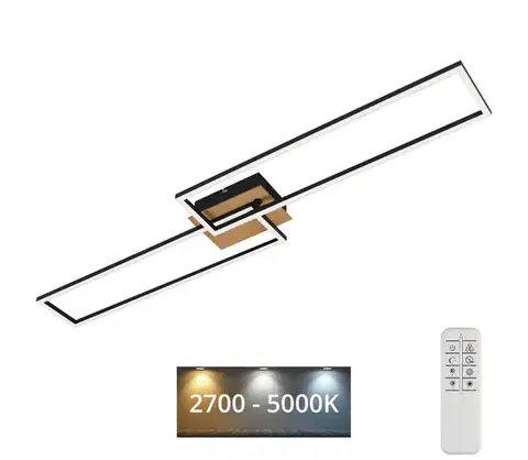 Svietidlá Brilo - LED Stmievateľný prisadený luster FRAME 2xLED/20W/230V 2700-5000 + DO 3145-014