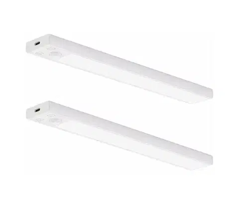 Svietidlá  SADA 2x nabíjateľné LED osvetlenie nábytku so senzorom VIRO LED/1,2W/800 mAh 30cm CCT biela EKB2577