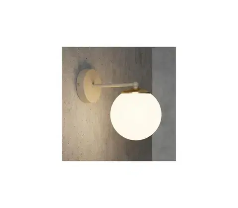 Svietidlá BRILAGI - Nástenné svietidlo MILO ECRU 1xE27/60W/230V béžová/zlatá 75-021B