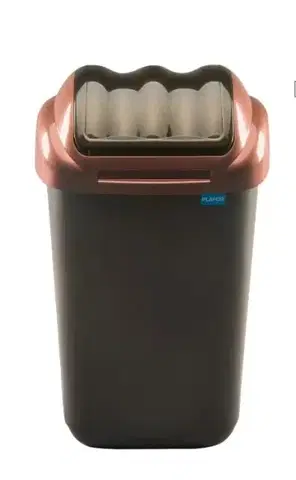 Odpadkové koše Kinekus Kôš na odpad vyklápací 30l, plastový, FALA, hnedý