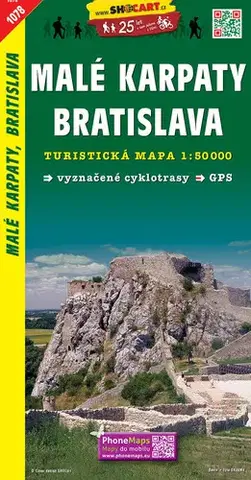 Voda, lyže, cyklo Malé Karpaty, Bratislava - turistická mapa 1:50000 - Kolektív autorov