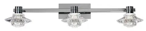 Stropná svetla Stropné svietidlo L&H RASTEK STRIP 3x40W G9 CHRÓM