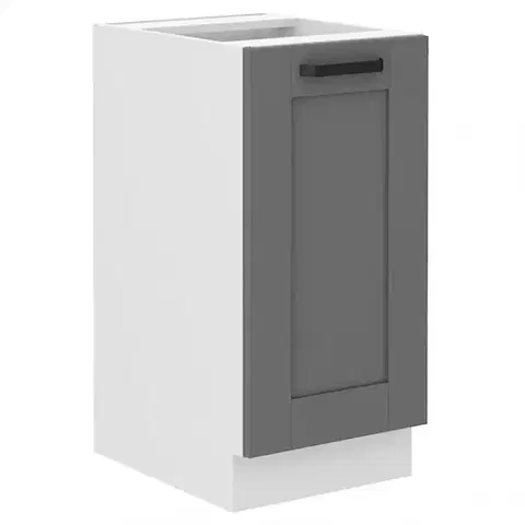 Kuchynské skrinky stojace Kuchynská skrinka Luna dustgrey/biela 40D 1F BB