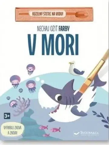 Leporelá, krabičky, puzzle knihy Nechaj ožiť farby - V mori