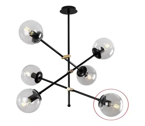 Lampy  Náhradné sklo k lustru MARTI pr. 15 cm 892OPV9803