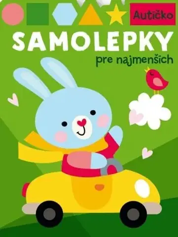 Nalepovačky, vystrihovačky, skladačky Autíčko - samolepky pre najmenších