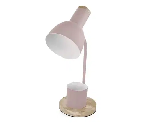 Lampy  Stolová lampa POPPY 1xE27/25W/230V ružová Z7640P