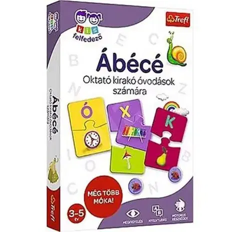 Objavujeme spolu svet Trefl Malý objaviteľ: Abeceda (Kis felfedező: Ábécé, hra v maďarčine)