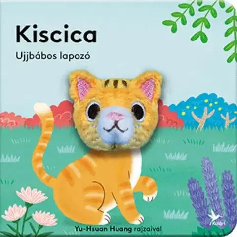 Leporelá, krabičky, puzzle knihy Ujjbábos lapozó - Kiscica