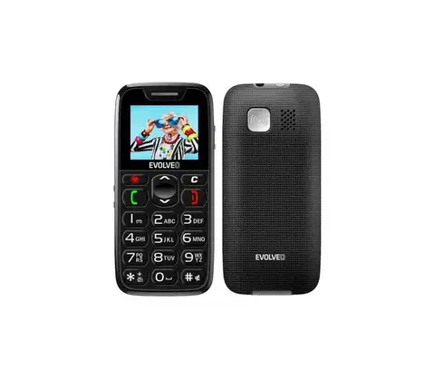 Predlžovacie káble Evolveo - EasyPhone mobilný telefón pre seniorov čierny EP-501-BK