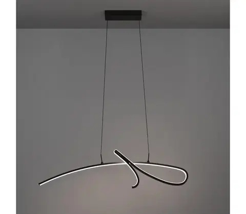 Svietidlá Eglo 902346 - Závesný LED luster CARDONCITO LED/20W/230V 2700/4000/6500K čierna 902346