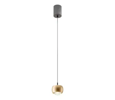 Svietidlá Redo 01-3547 - LED Luster na lanku AVES LED/12W/230V pr. 9,6 cm CRI 90 zlatá 01-3547