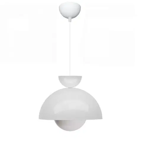 Svietidlá Závesný luster 241340 Bolla, biela