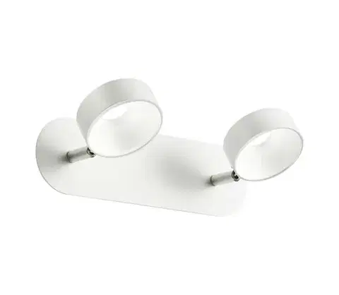 Svietidlá Ideal Lux - LED nástenné bodové svietidlo OBY 2xLED/6W/230V CRI 90 biele 196695