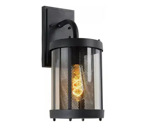Záhradné lampy Lucide 29826/01/30 - Vonkajšie nástenné svietidlo MAKKUM 1xE27/40W/230V IP23 29826/01/30