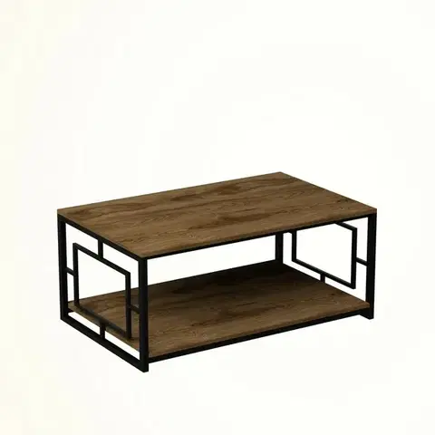 Konferenčné stolíky Konferenčný stolík Kelvin Black and Walnut